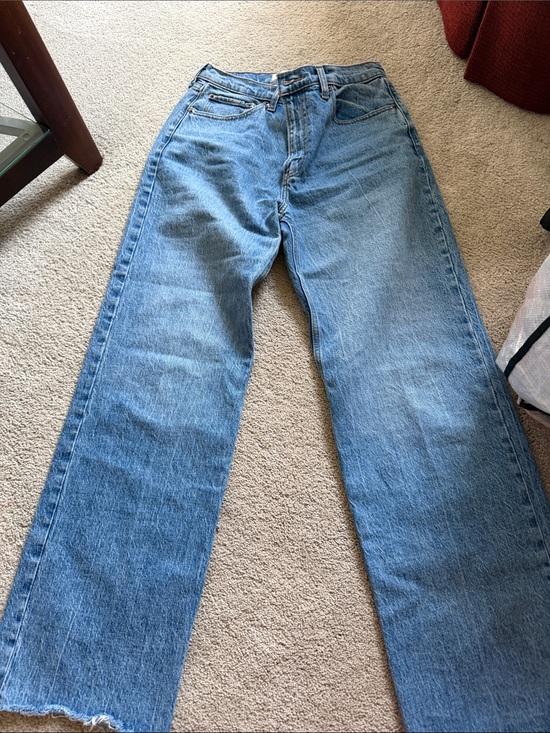 Abercrombie & Fitch Denim - Abercrombie & Fitch High-Rise Wide Leg Blue Jeans